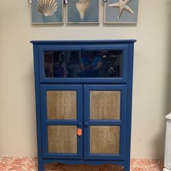 Refinished Pie Safe Cupboard Cabinet