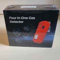 Gas Detector Meter 4 in 1 Oxygen O2 Carbon Monoxide CO H2S Ex Gas Leak Analyzer