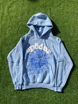 Baby Blue Sp5der Hoodie
