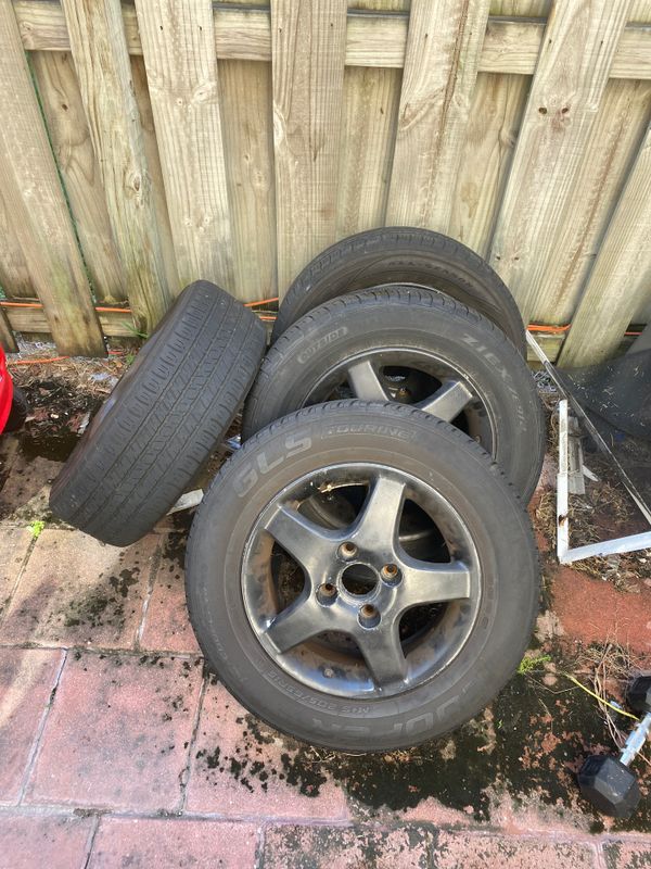 4 Used Tires 15” rims 205/65/15 Barely any tread on tires for Sale in Homestead, FL OfferUp