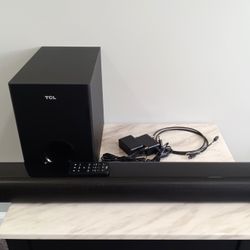 TCL Home Theater Sound Bar with Wireless Subwoofer