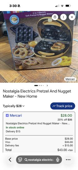 Nostalgia Pretzels Maker