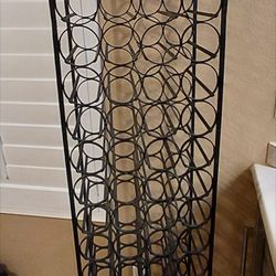 67 Wine Bottle Metal Rack