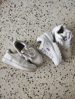 Air Nike And Fila Sport Shoes 