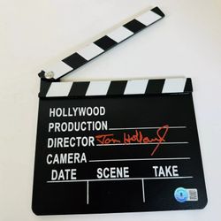 Tom Holland Director signed Clapper Board, Beckett COA