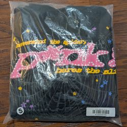 Small - Spider Black&Pink hoodie