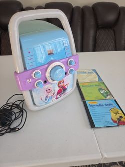 Disney Frozen Kids Karaoke Machine with CDs