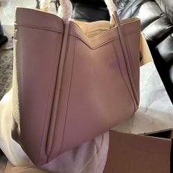 Newbella Women’s Tote Apricot Vegan Leather Weekender Bag