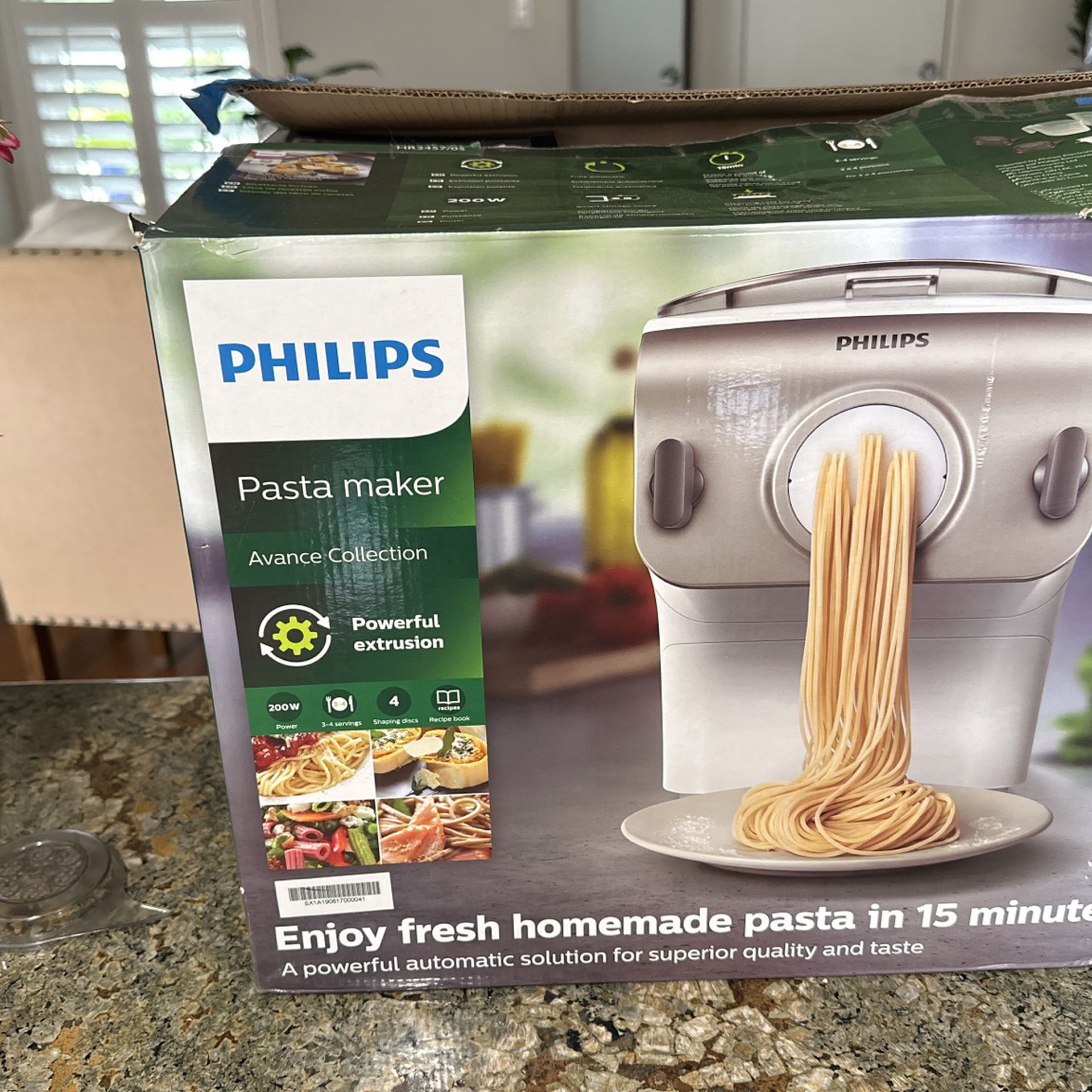 Fresh pasta with Philips Pasta Maker