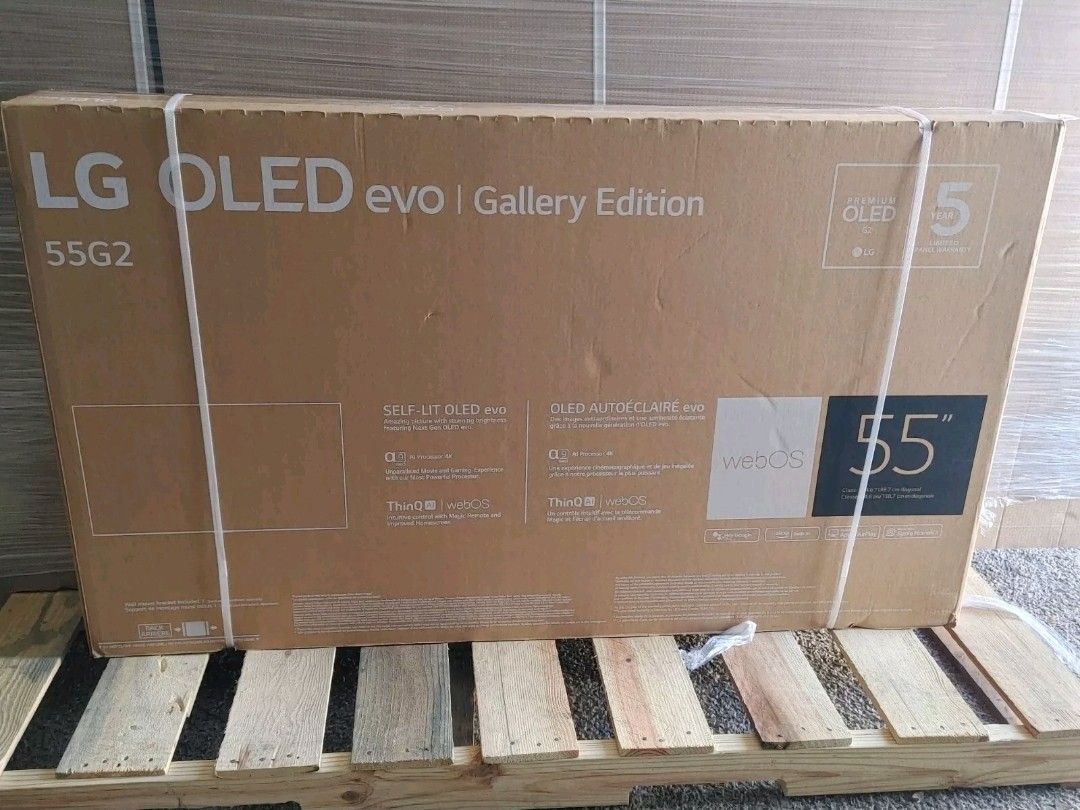 LG G2 55-Inch OLED evo Gallery Edition G2 4K TV 120Hz
LG SN9YG 5.1.2 Surround Dolby Atmos Soundbar
