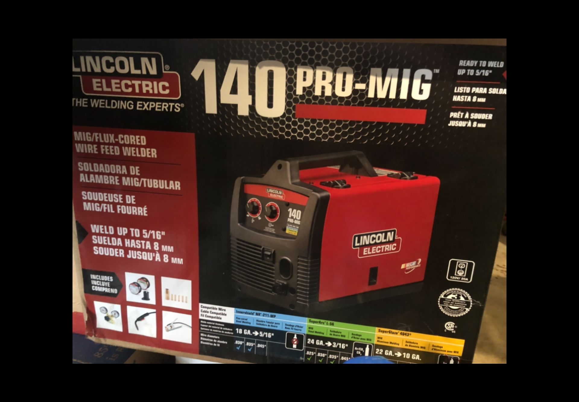 Lincoln Electric 140 PRO MIG Welder Brand New Still In Sealed Box!