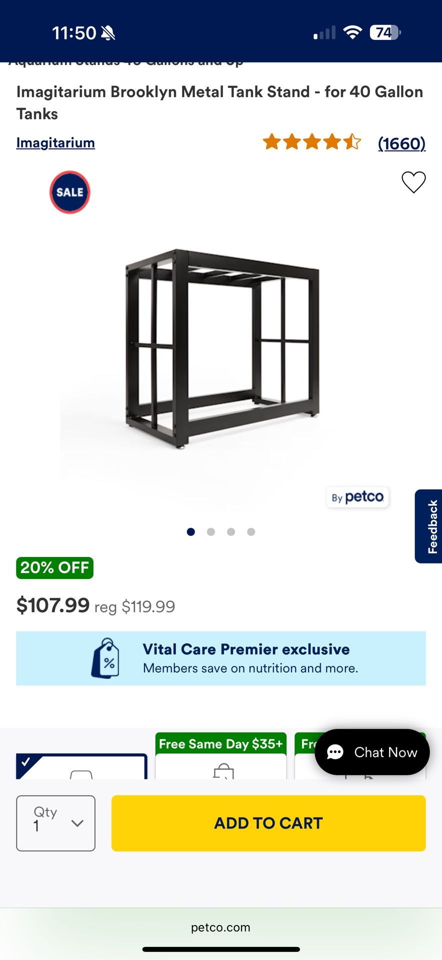 40 GALLON REPTILE TANK & TANK STAND