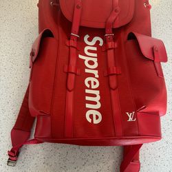 Louis Vuitton Christopher Backpack limited Edition Supreme 