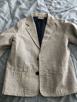 Boys seersucker blazer