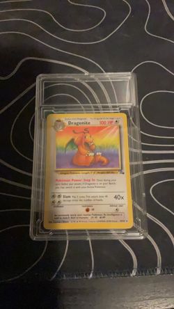 Dragonite 4/62 from the 1999 Fossil set Psa 10