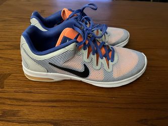 Nike Air Max Fusion shoes in Violet/Citrus. Size 7 women