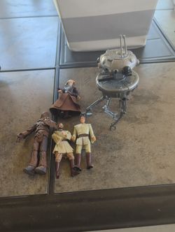 Vintage Star Wars Hasbron No Armas Solo Las Figuras bien Estado 