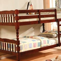 Brand New ** All Wood Twin Bunk Bed