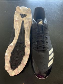 Adidas Icon 4 MD Men's Size 15 Black White Baseball Cleats CG5258 New