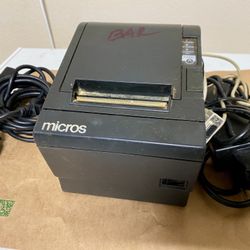 Micros Epson Tm 07618. Tm T882  Postrermal Receipt Printer 