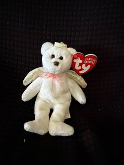 Ty Jingle Beanies Halo Angel Bear Ornament – Retired – Original Tag – 2001