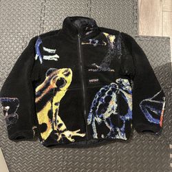 palace frogger reversible fleece jacket