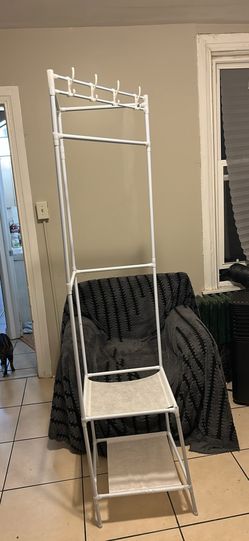 Corner coat clothing rack (2)