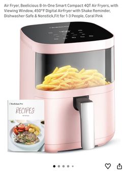 Air Fryer, Beelicious 8-In-One Smart Compact 4QT Air Fryers