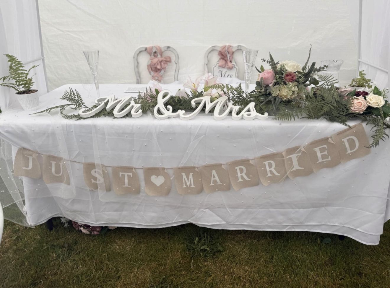 Just Married Banner