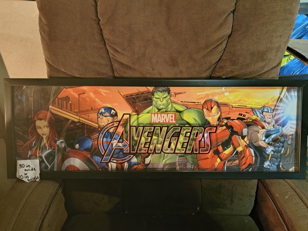 Superhero Shadowbox Picture