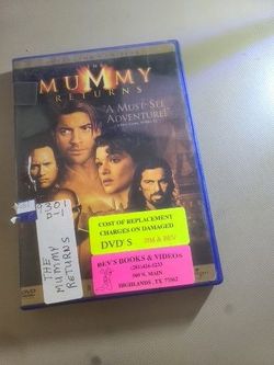 The Mummy Returns DVD - Used - Pickup 77088