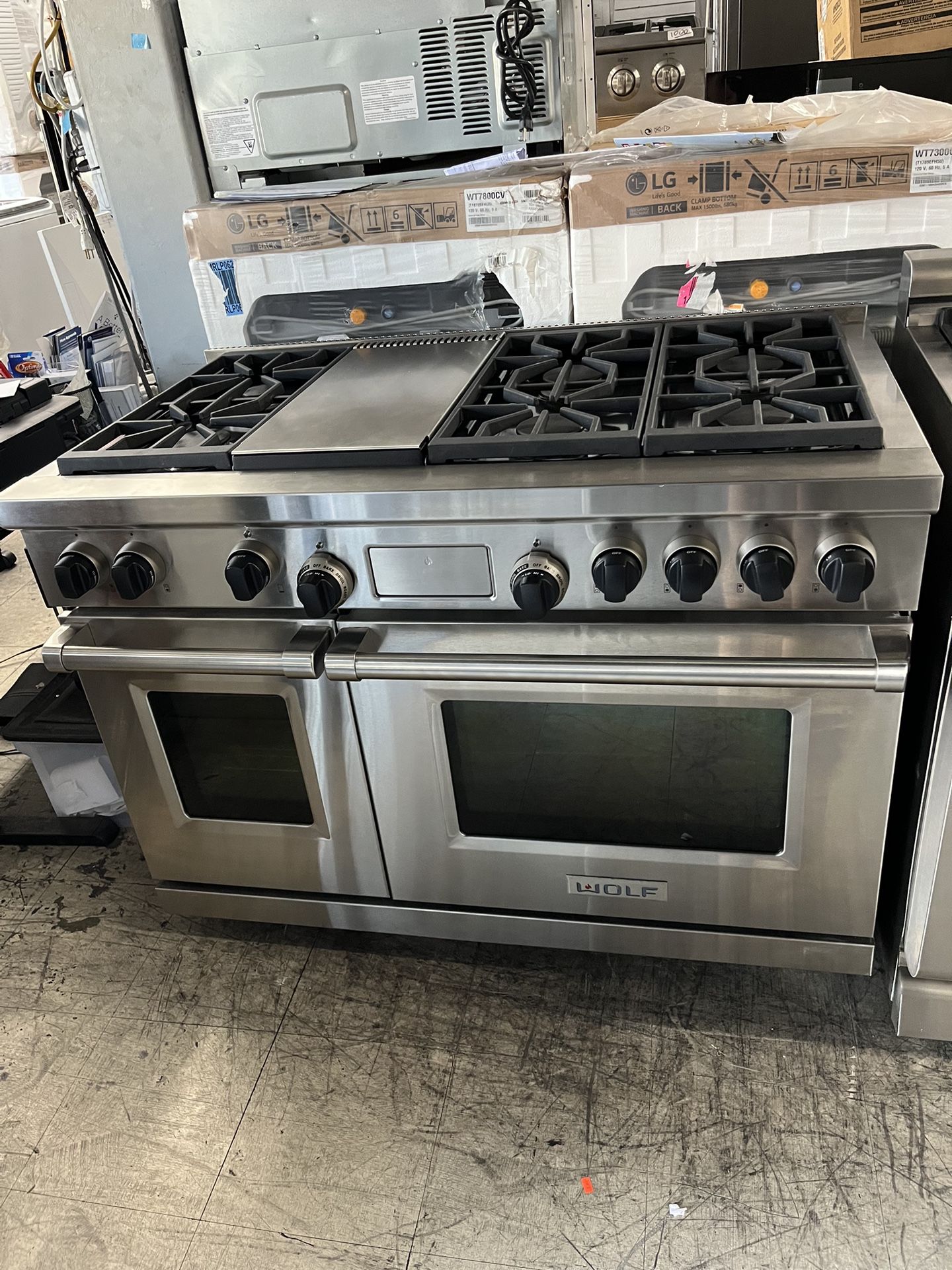 Wolf Dual Fuel Legacy Model 48” Range With Griddle