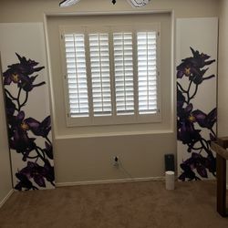 Large decorative flowers, Art