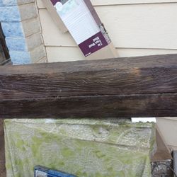 Wooden Beams Made From Styrofoam 