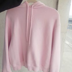 Alexander Wang Pink Essential Hoodie