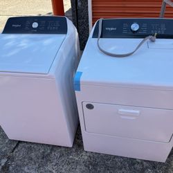 whirlpool washer and dryer set - both electric