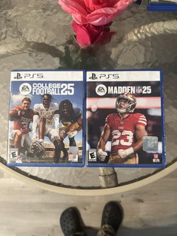 Ps Five Video Games Madden 25 College Football 25
