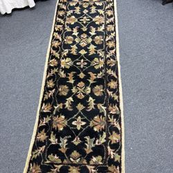 100% Wool Rug, 25x72