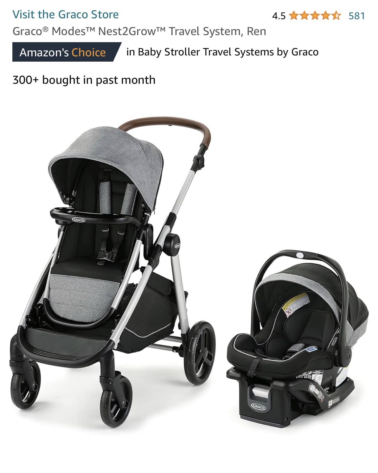 Graco Travel System Infant Car Seat And Stroller Duo