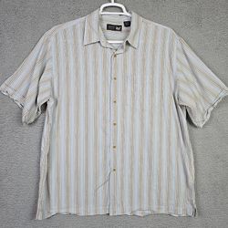 Arrow Men's Short Sleeve Shirt Chest Pocket Size XL  100% Cotton 