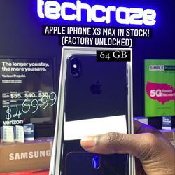 Apple iPhone XS Max - 64 GB Factory Unlocked **LIKE NEW**