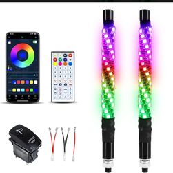 Rgb multi color light pole 1ft tall