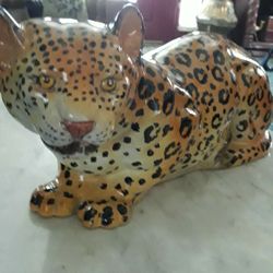 Large Leopard POTTERY from ITALY!