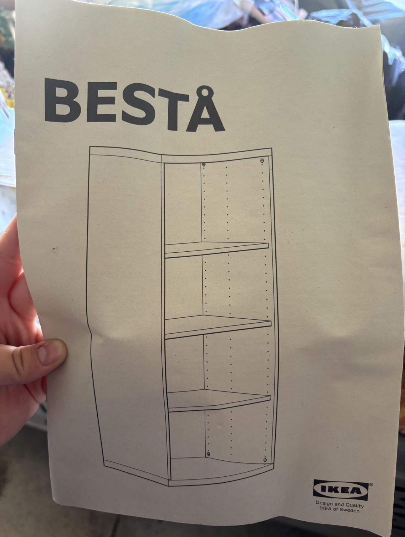 IKEA besta 4 Shelf Cabinet