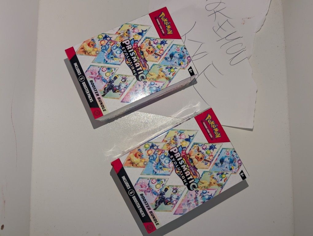 PokΓ©mon TCG: Prismatic Evolution Booster Bundles β Factory Sealed (2 Available)