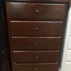 Dresser 5 Drawers 100% Pinewood 
