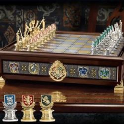 Limited edition Harry Potter Hogwarts Houses Quidditch Chess Set
