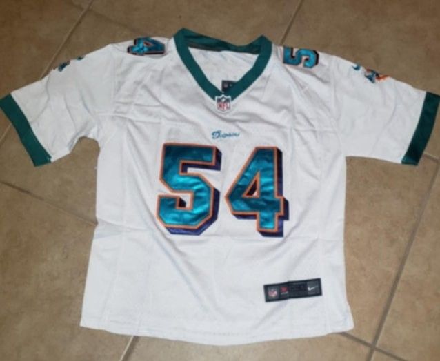 NEW NFL #54 Z. THOMAS MIAMI DOLPHINS AUTHENTIC JERSEY SIZE MEDIUM M