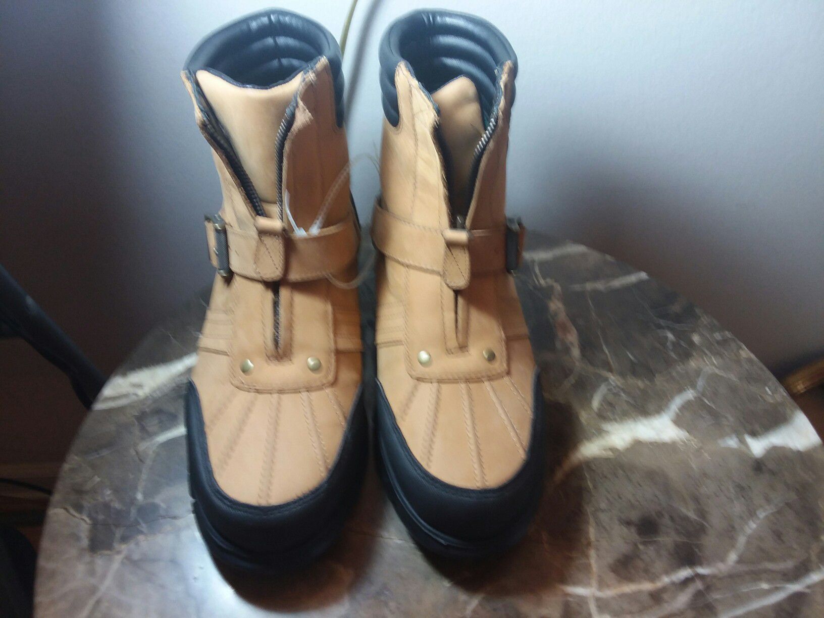 Ralph Lauren men's high waterproof new boots sz 10