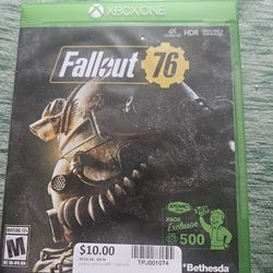 Xbox One Fallout 76